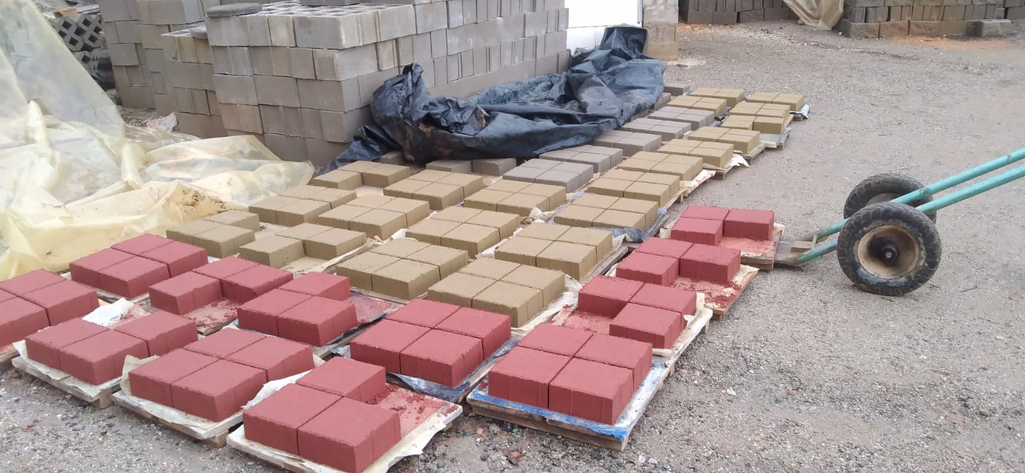 Adoquín Cuadrado de Concreto 20x20x8