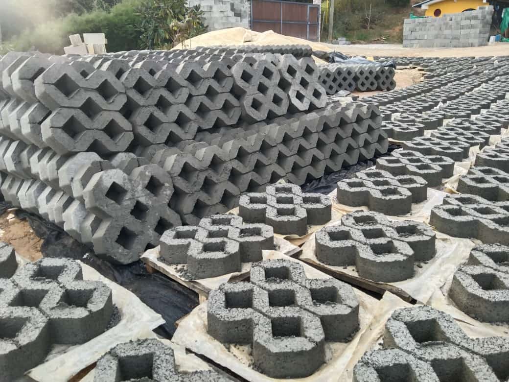 Gramoquin de Concreto Tráfico Vehicular Pesado 40x40x8cm