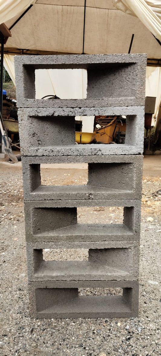Calado Prensado de Concreto 40x10x15 cm