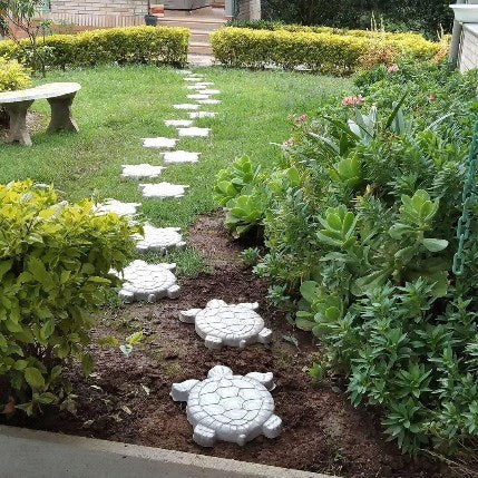 Piezas en Concreto | Tortugas | Huellas | Pasos | Corazones | Figuras Geométricas