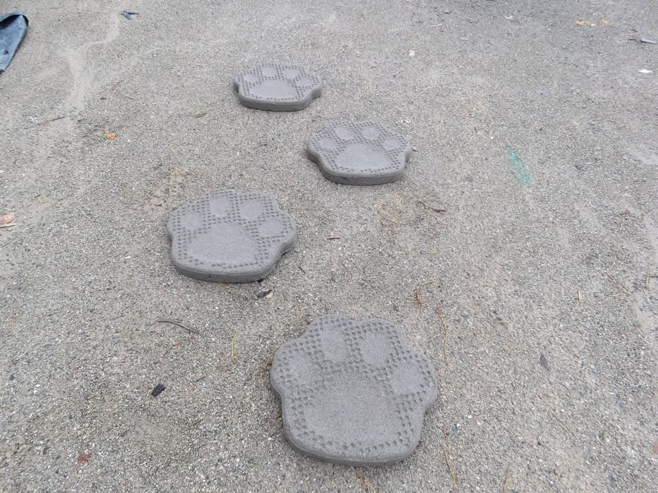 Piezas en Concreto | Tortugas | Huellas | Pasos | Corazones | Figuras Geométricas