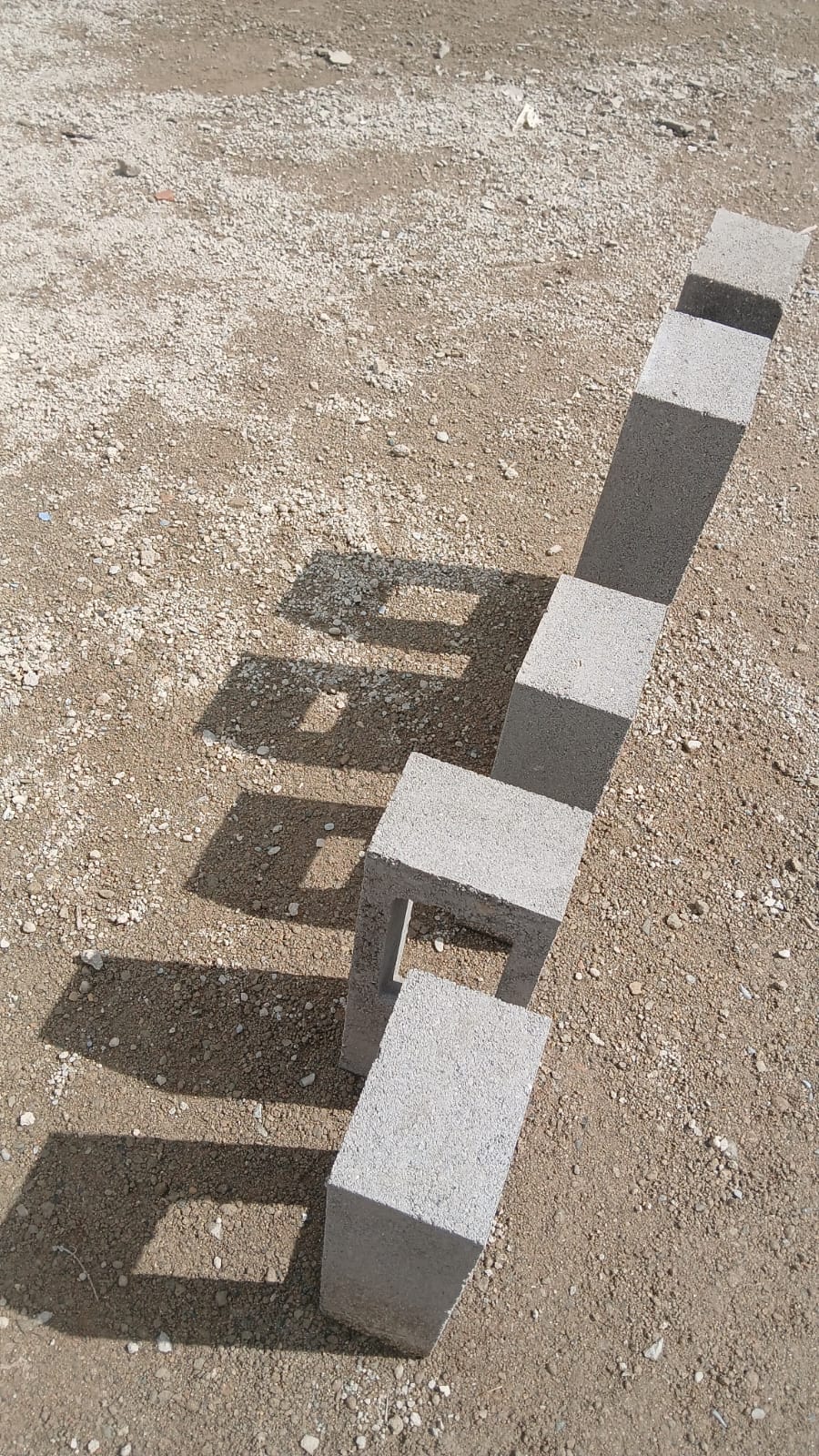 Calado Prensado de Concreto 40x10x15 cm